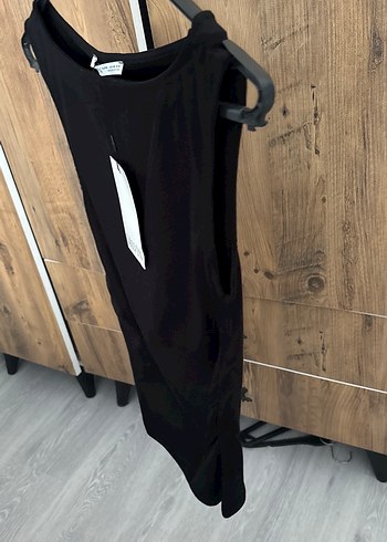 Dilvin Siyah Kolsuz Mini Keten Atlet - Görsel 9