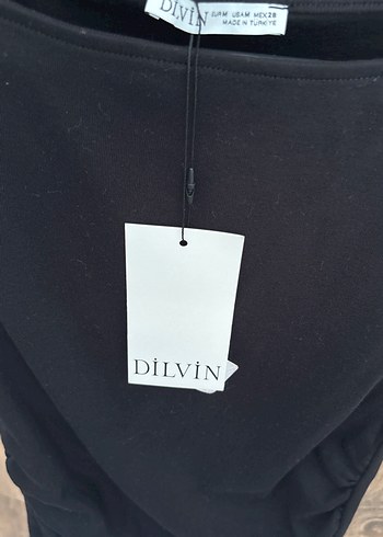 Dilvin Siyah Kolsuz Mini Keten Atlet - Görsel 5