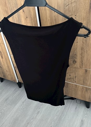 Dilvin Siyah Kolsuz Mini Keten Atlet - Görsel 12