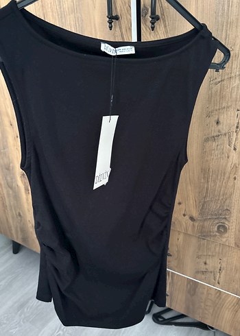 Dilvin Siyah Kolsuz Mini Keten Atlet - Görsel 7