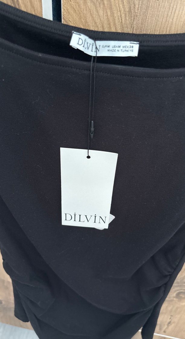 Dilvin Siyah Kolsuz Mini Keten Atlet - Görsel 5