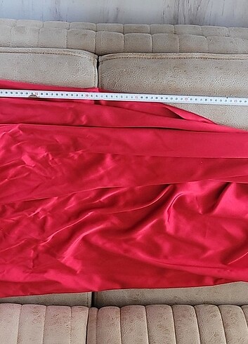 Saten Abiye Kına Elbisesi Gece Elbisesi - Görsel 7