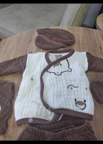 Müslin yenidoğan hastane çıkış - Görsel 2