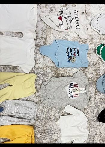 Bebek tulum zıbın üst ve bebek alt - Görsel 3