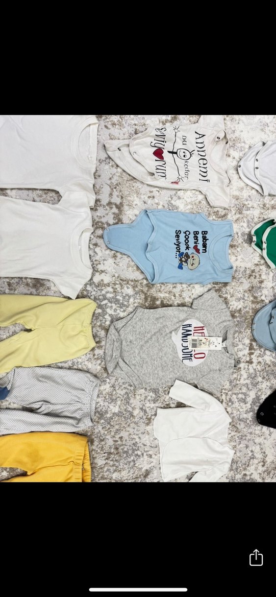 Bebek tulum zıbın üst ve bebek alt - Görsel 3