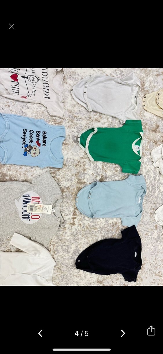Bebek tulum zıbın üst ve bebek alt - Görsel 4
