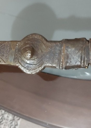 Bej Deri Vintage Kadın Kemer - Görsel 2