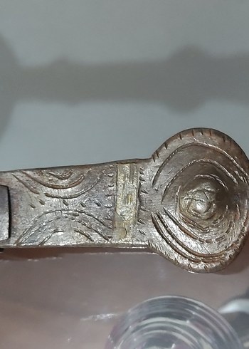 Bej Deri Vintage Kadın Kemer - Görsel 4