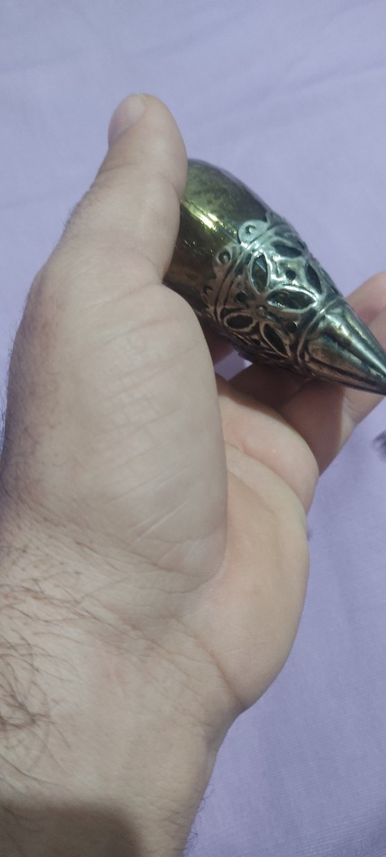 Vintage Altın Renkli Kalp Kolye - Görsel 5