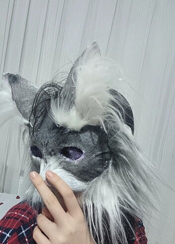 diğer Beden THERIAN GRI CAT MASK