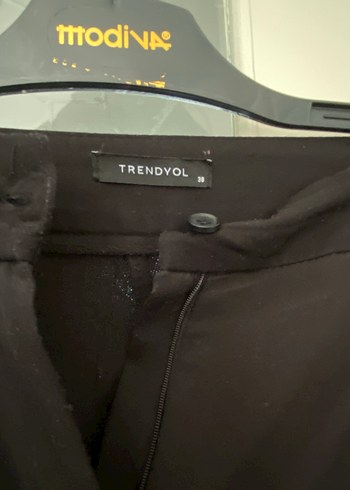 Trendyol & Milla Kadın Siyah Kumaş Pantolon