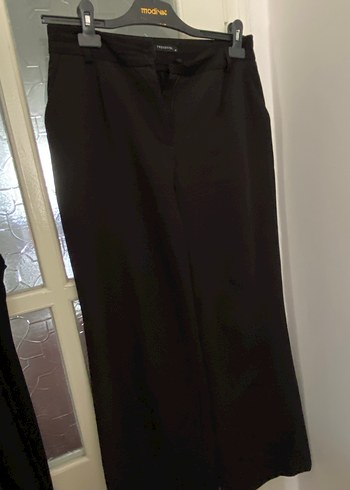 Kadın Siyah Kumaş Pantolon