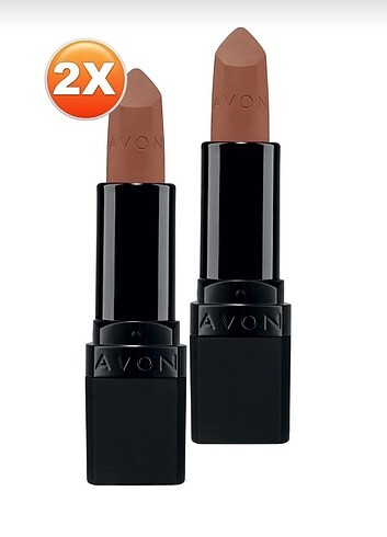 2 ADET AVON MARVELOUS MOCHA ULTRA MATTE RUJ
