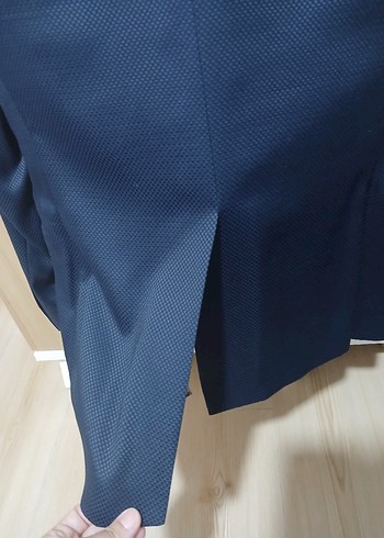 s Beden Lacivert Düğmeli Erkek Takım Elbise