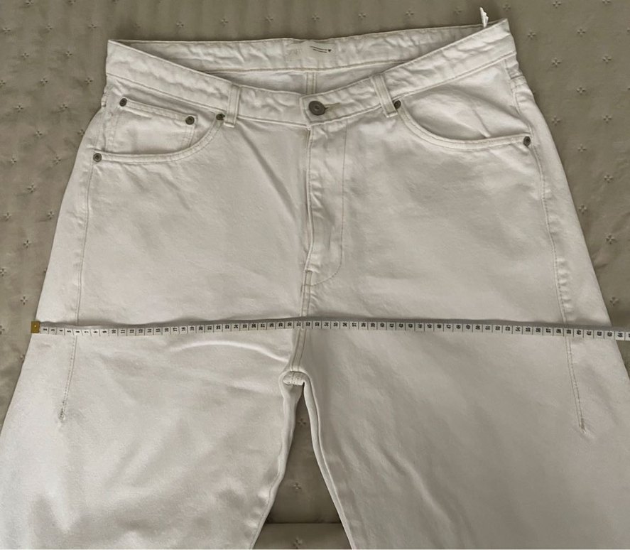 Zara Beyaz Pantalon - Görsel 4