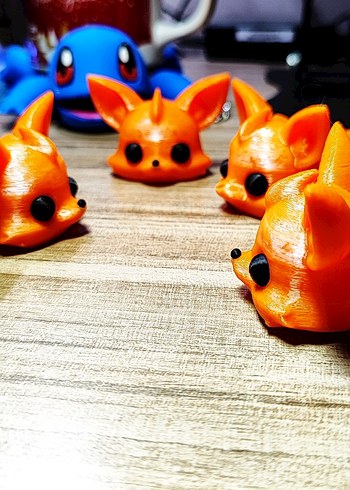 Turuncu tilki anahtarlık