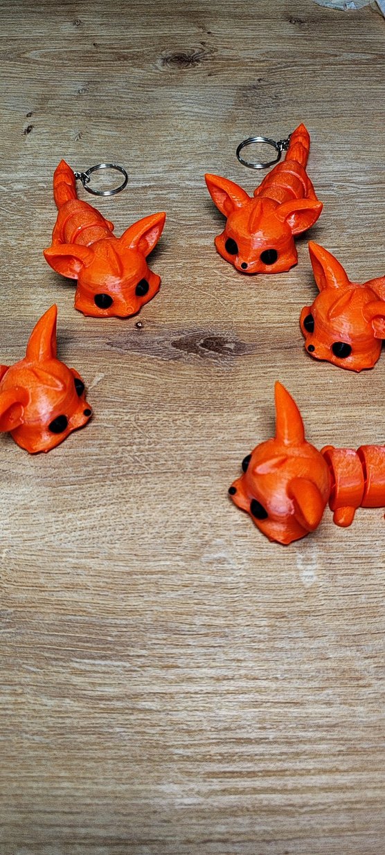 Turuncu tilki anahtarlık - Görsel 3