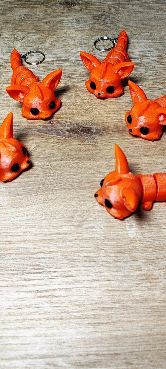 Turuncu tilki anahtarlık - Görsel 2