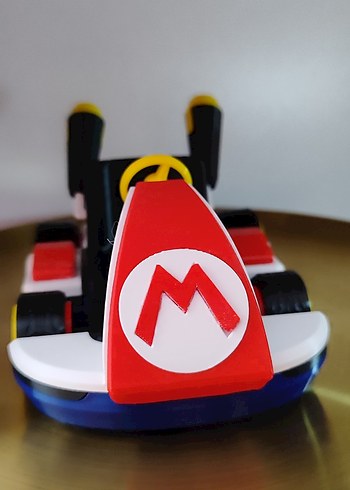 Kırmızı Mario Yarış Arabası Figürü