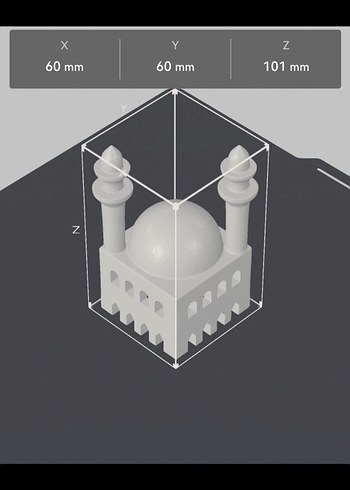 minik camii figürü - Görsel 3