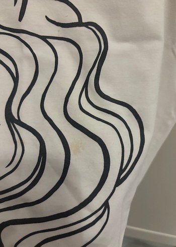 8 Yaş Beden beyaz Renk Beyaz Kız Çocuk Unicorn Baskılı Tişört