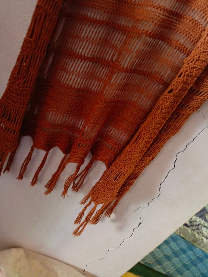 Bohem Uzun Kahverengi Örgü Hırka - Görsel 4