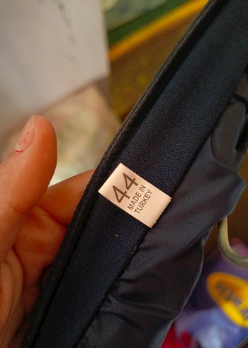 Lacivert Uzun Drapeli Kadın Etek - Görsel 3