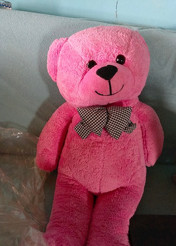 Pembe Peluş Oyuncak Ayı - Görsel 2