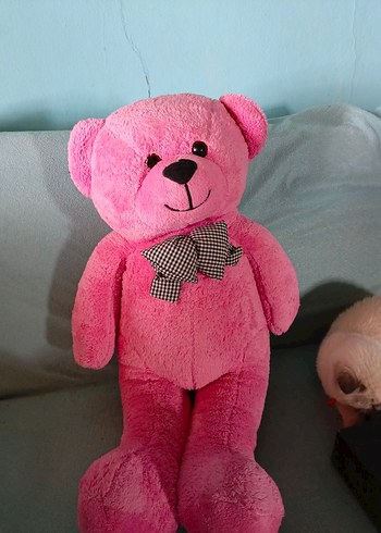 Pembe Peluş Oyuncak Ayı - Görsel 3