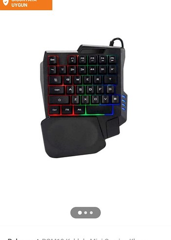 polosmart PGM19 Çok Renkli Mini Oyun Klavyesi - Görsel 2