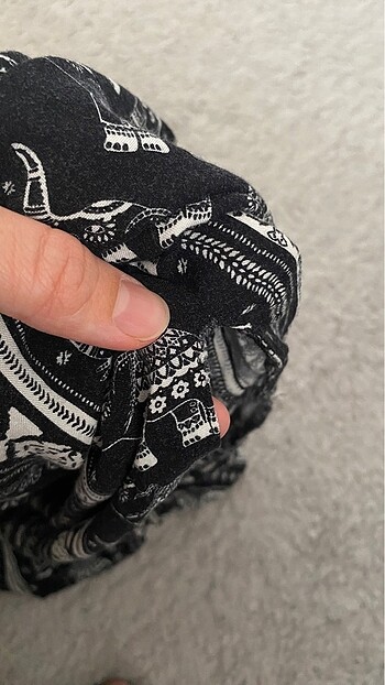 xs Beden H&M yırtmaçlı viskon kumaş uzun etek