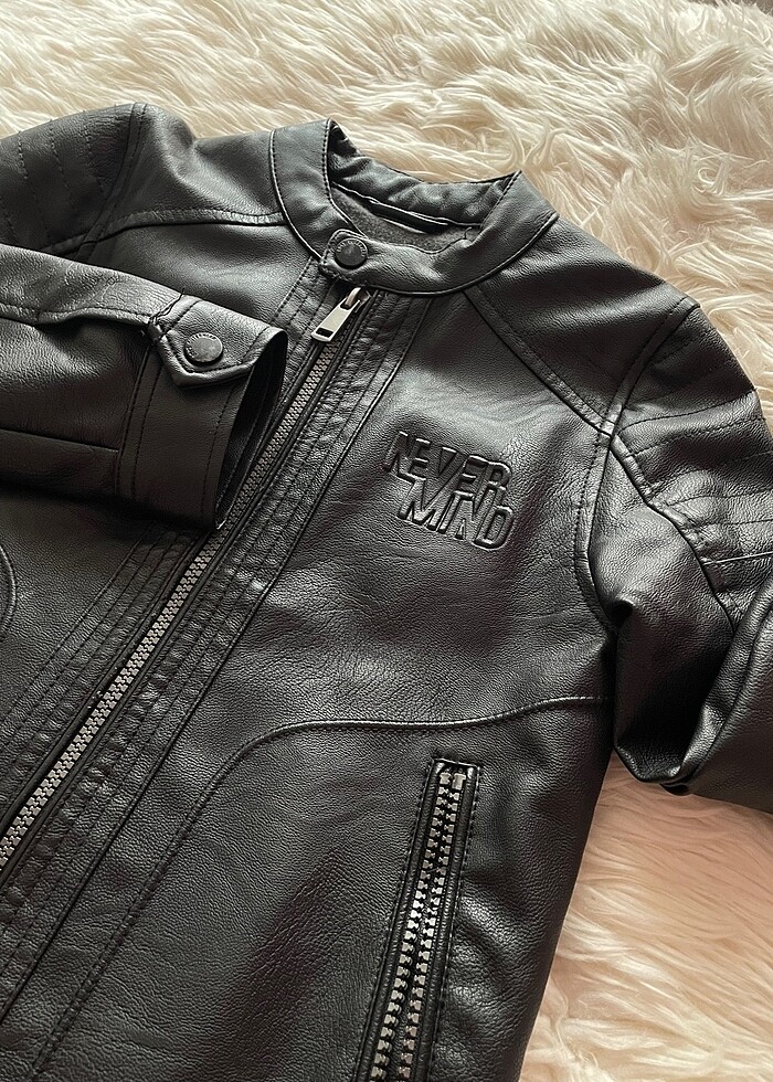 6-7 YAŞ DERİ CEKET - Görsel 3