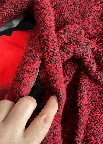 Bordo Düğmeli Kız Çocuk Klasik Kaban - Görsel 7