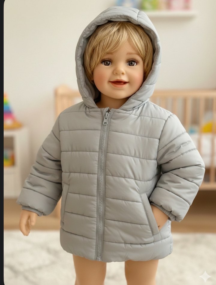 7-8 YAŞ KAPÜŞONLU MONT - Görsel 2