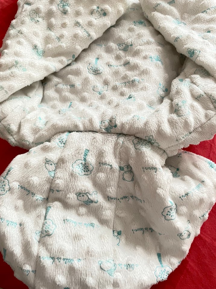 Kapüşonlu Baskılı Bebek Montu - Görsel 5