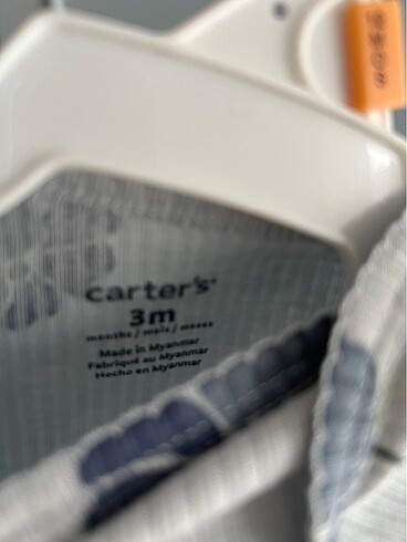 3 Ay Beden çeşitli Renk 5li Carters body