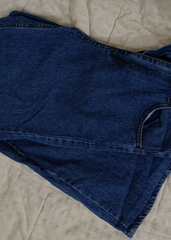 Lacivert İspanyol Paça Bol Pantolon - Görsel 2