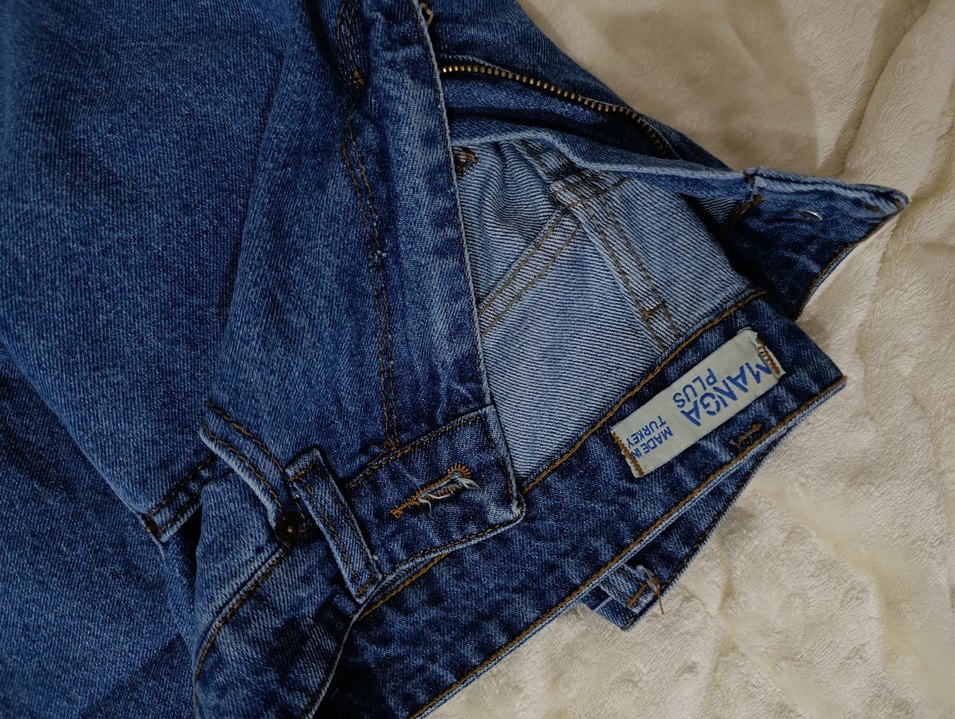 Lacivert İspanyol Paça Bol Pantolon - Görsel 3