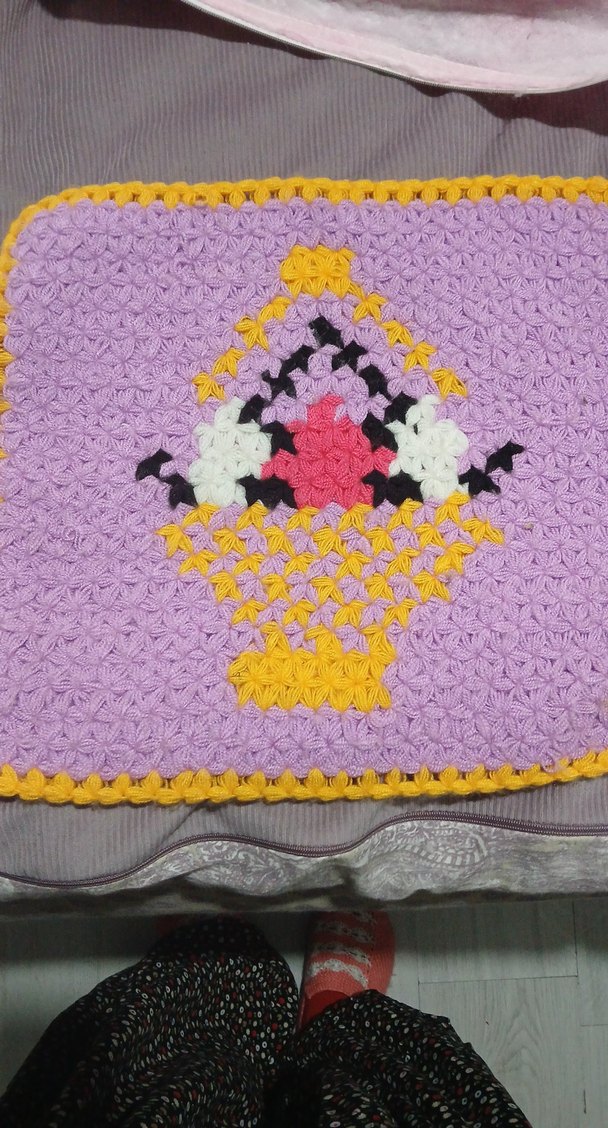 Renkli El Örgüsü Banyo Süngeri - Görsel 2