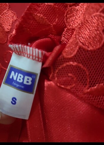 NBB kırmızı sabahlıklı gecelik - Görsel 7