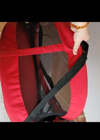 Kırmızı Renkli Bebek Salıncağı - Görsel 6