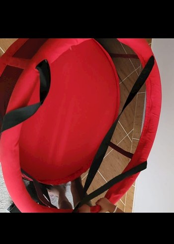 Kırmızı Renkli Bebek Salıncağı - Görsel 7