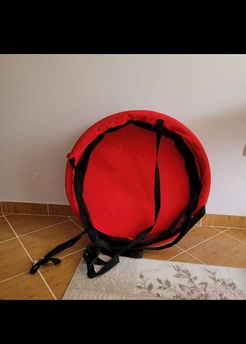 Kırmızı Renkli Bebek Salıncağı - Görsel 8