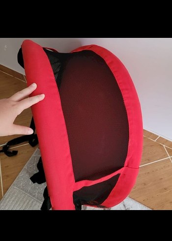 Kırmızı Renkli Bebek Salıncağı - Görsel 5