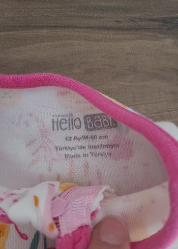 Renkli Desenli Fermuarlı Bebek Kız Tulum - Görsel 4