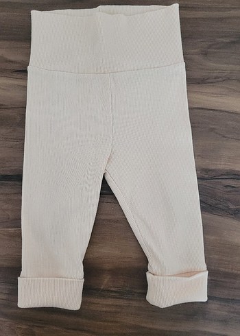 Uzun Kollu Bej Bebek Kız Takımı - Görsel 3