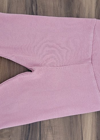 Pembe Triko Bebek Kız Takımı, Uzun Kollu - Görsel 4