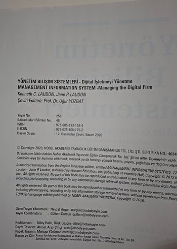 Beden Renk Yönetim Bilişim Sistemleri - Ders Kitabı