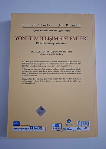 Yönetim Bilişim Sistemleri - Ders Kitabı