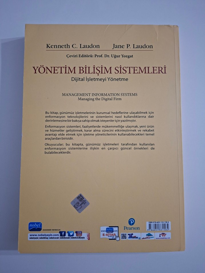 Yönetim Bilişim Sistemleri - Ders Kitabı - Görsel 2